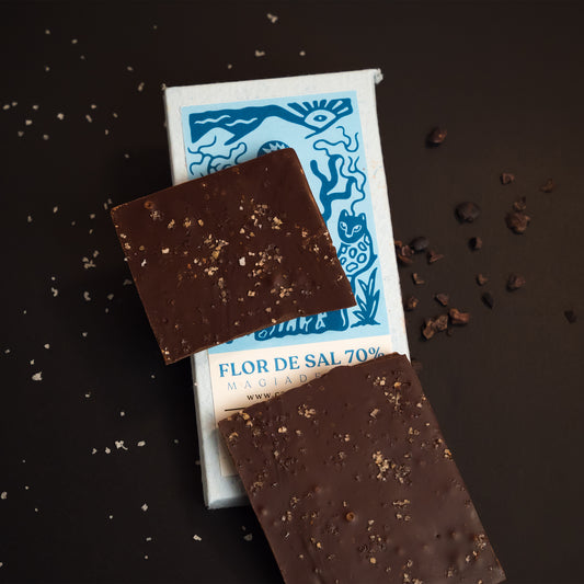 Flor de Sal — Barra de cacao 70% con flor de sal
