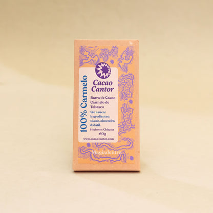 Carmelo — 100% cacao con almendra y dátil
