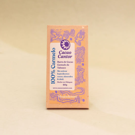 Carmelo — 100% cacao con almendra y dátil