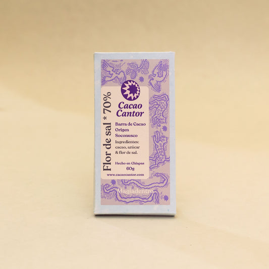 Flor de Sal — 70% cacao con flor de sal