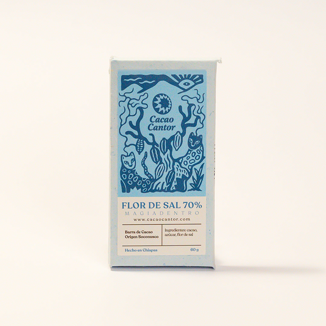 Flor de Sal — Barra de cacao 70% con flor de sal