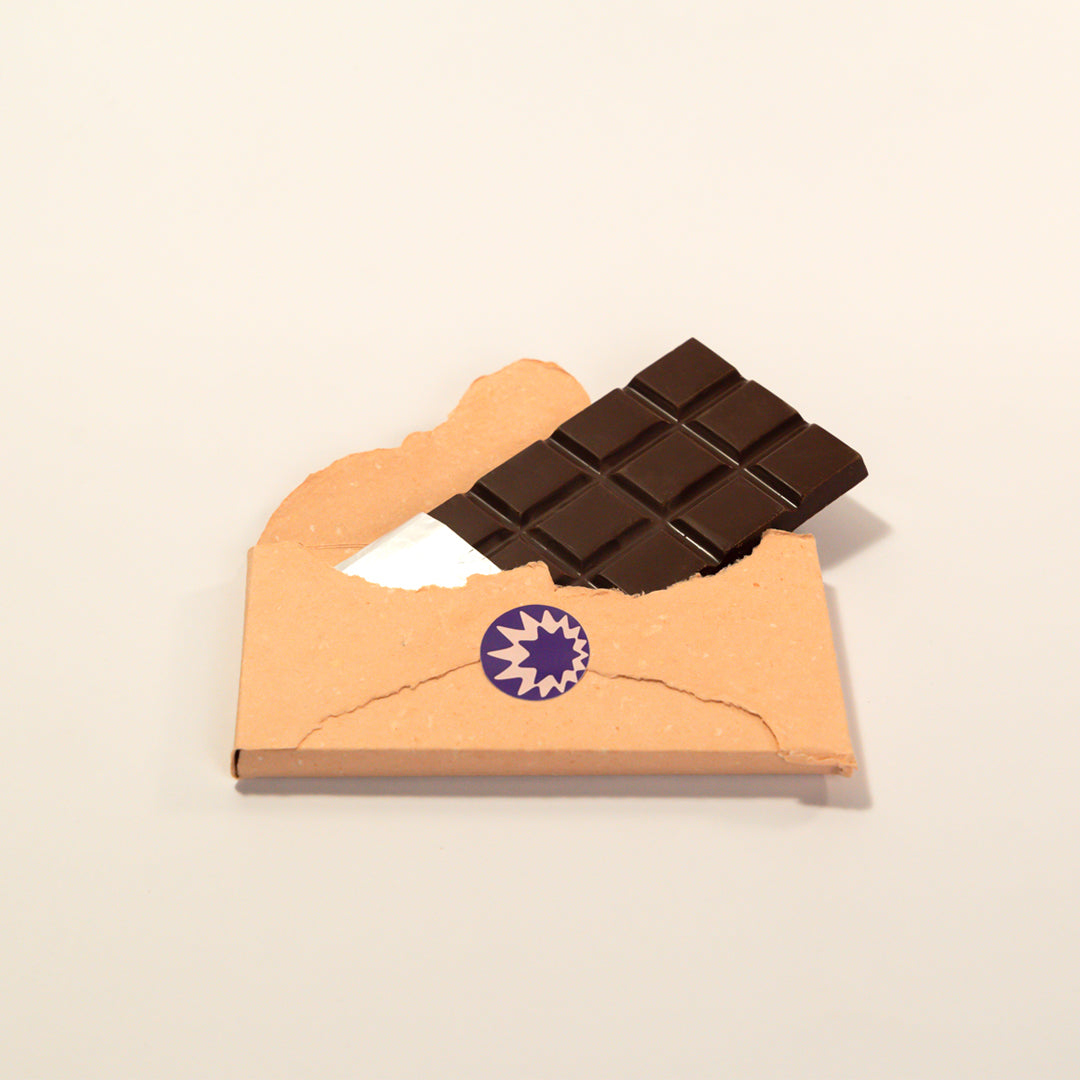 Tiguere — Barra de cacao 70% con naranja y cardamomo